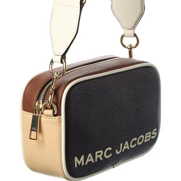 Marc Jacobs Cb Color Bold Flash Leather Crossbody, Black - Picture 3 of 4